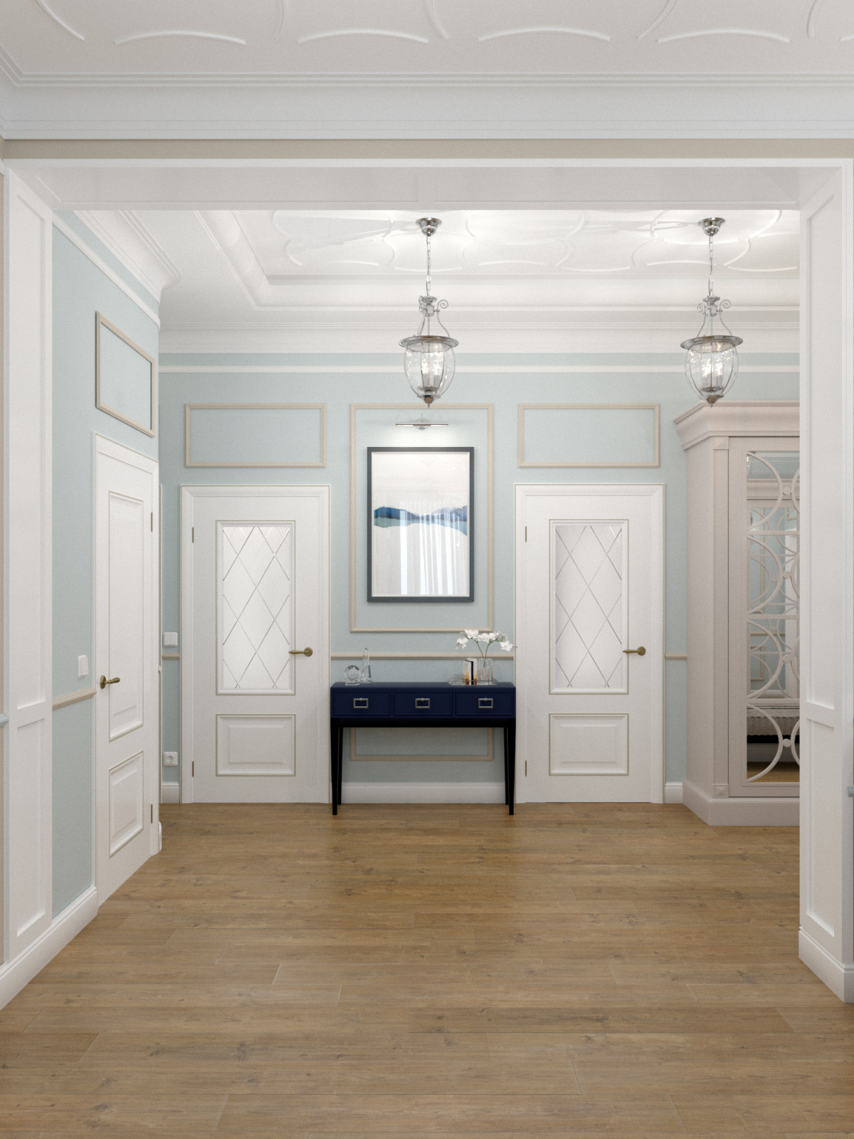 Холл в неоклассике