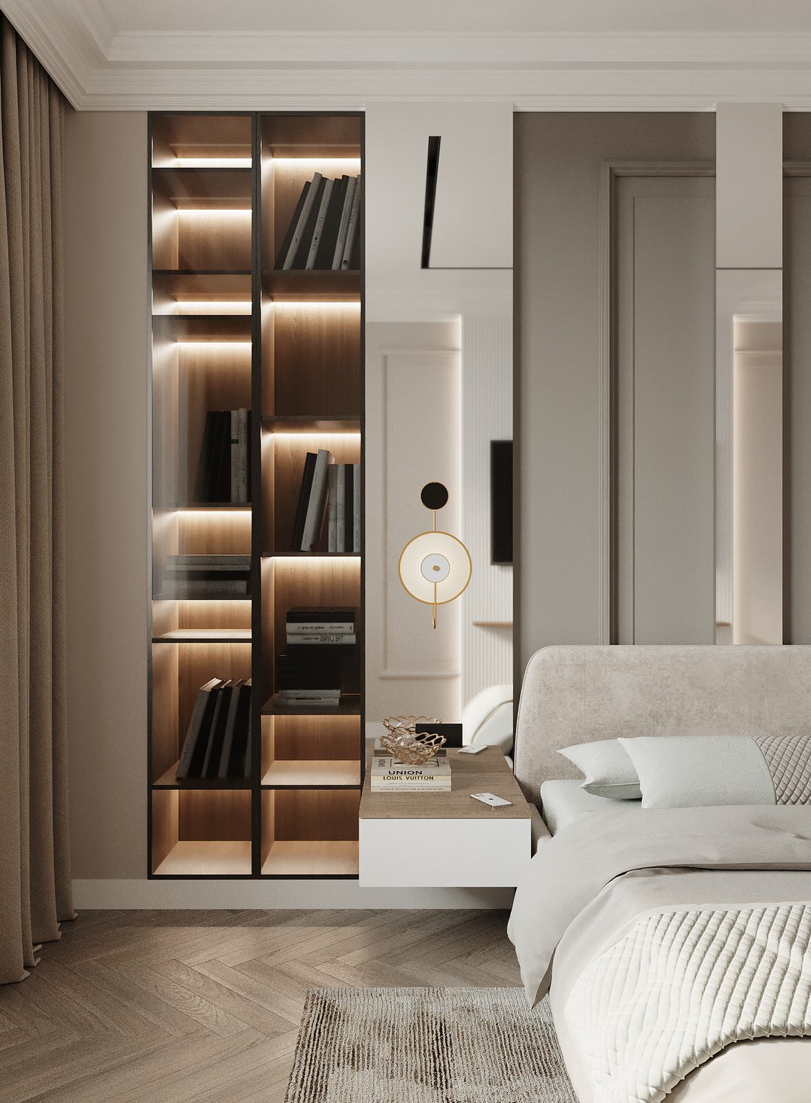 Дизайн спальни, ЖК Новоград