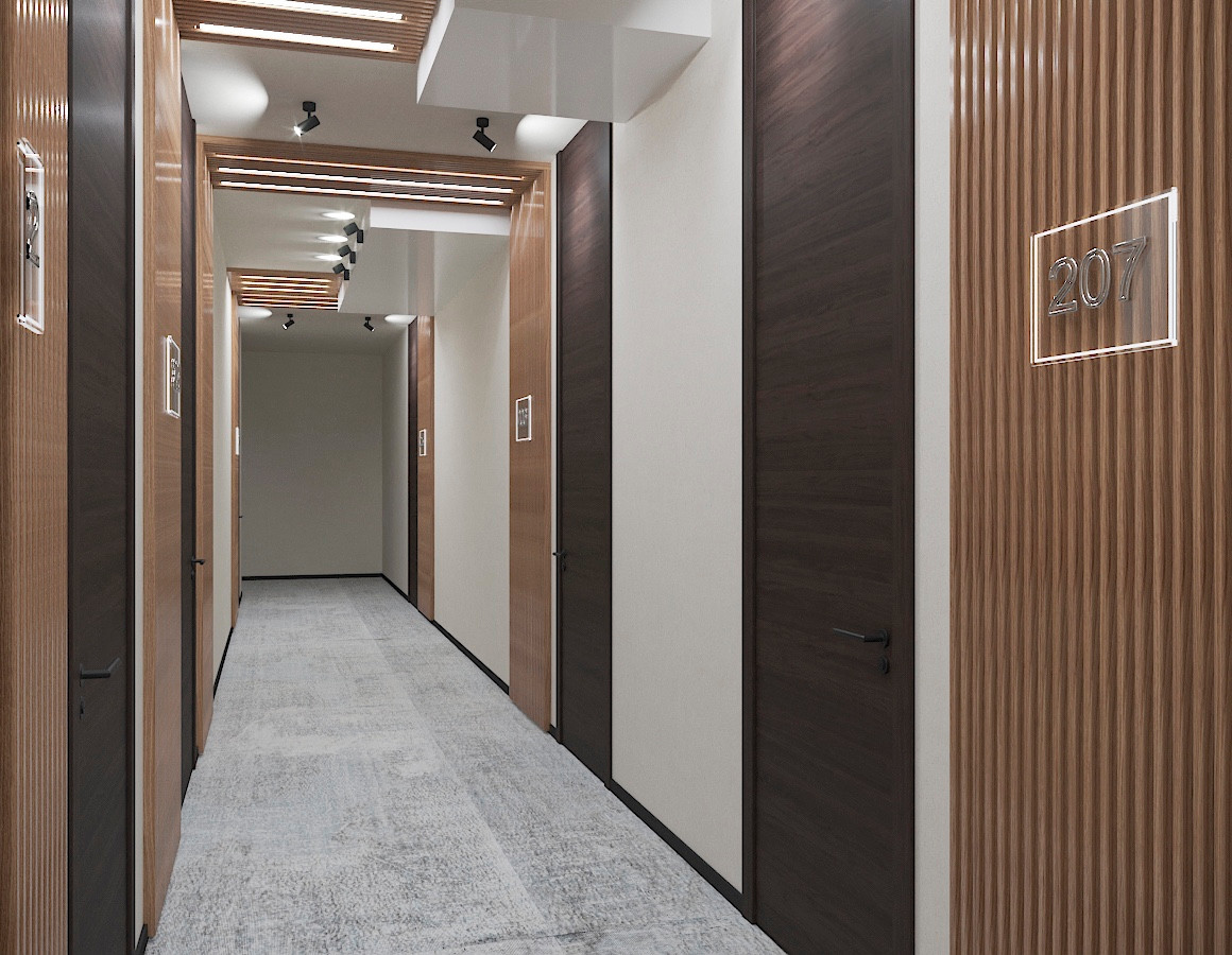 Обложка проекта: Лифтовый холл и коридор гостиницы!!!!