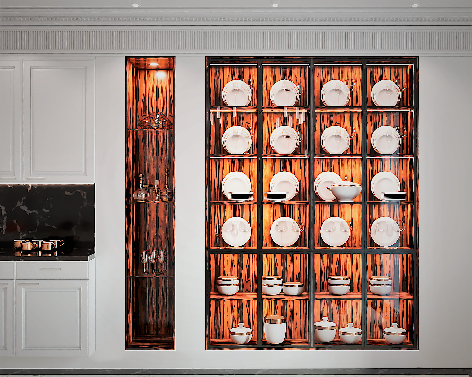 Меблирование загородного дома на рублевском ш