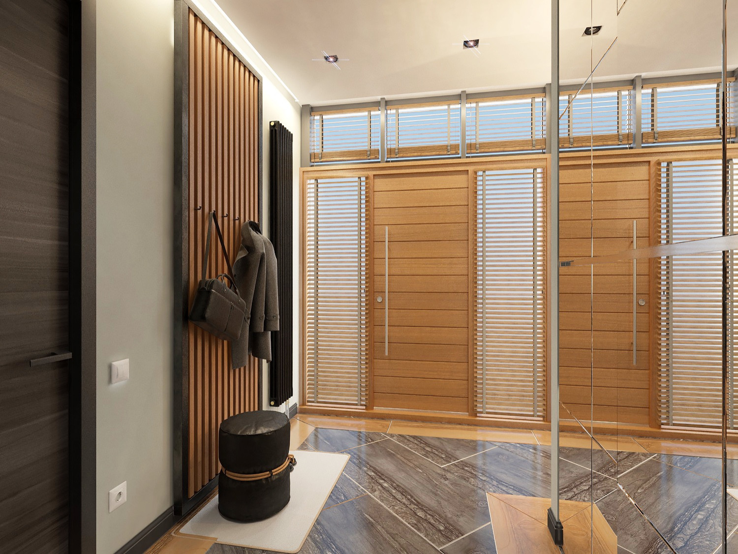 Обложка проекта: Прихожая проекта коттеджа в городе Ейск.