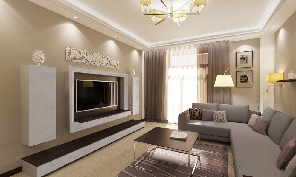 Квартира в современном стиле. 2017.