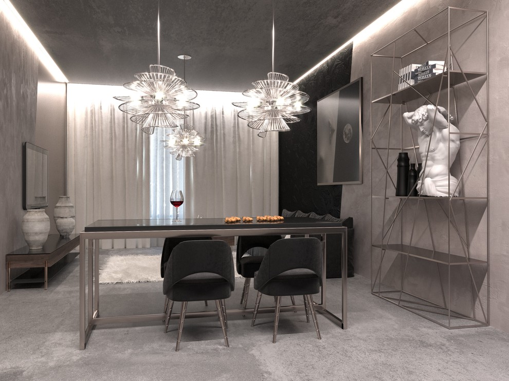 Проект квартиры 85 кв.м.  в стиле гранж, Екатеринбург