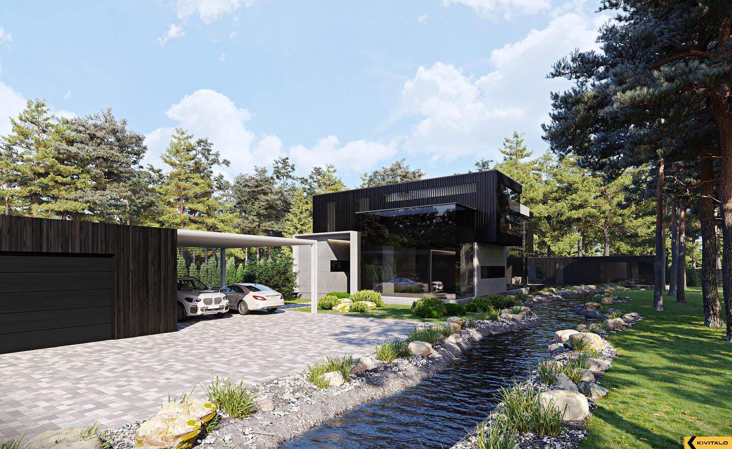 Дом на реке 450м2