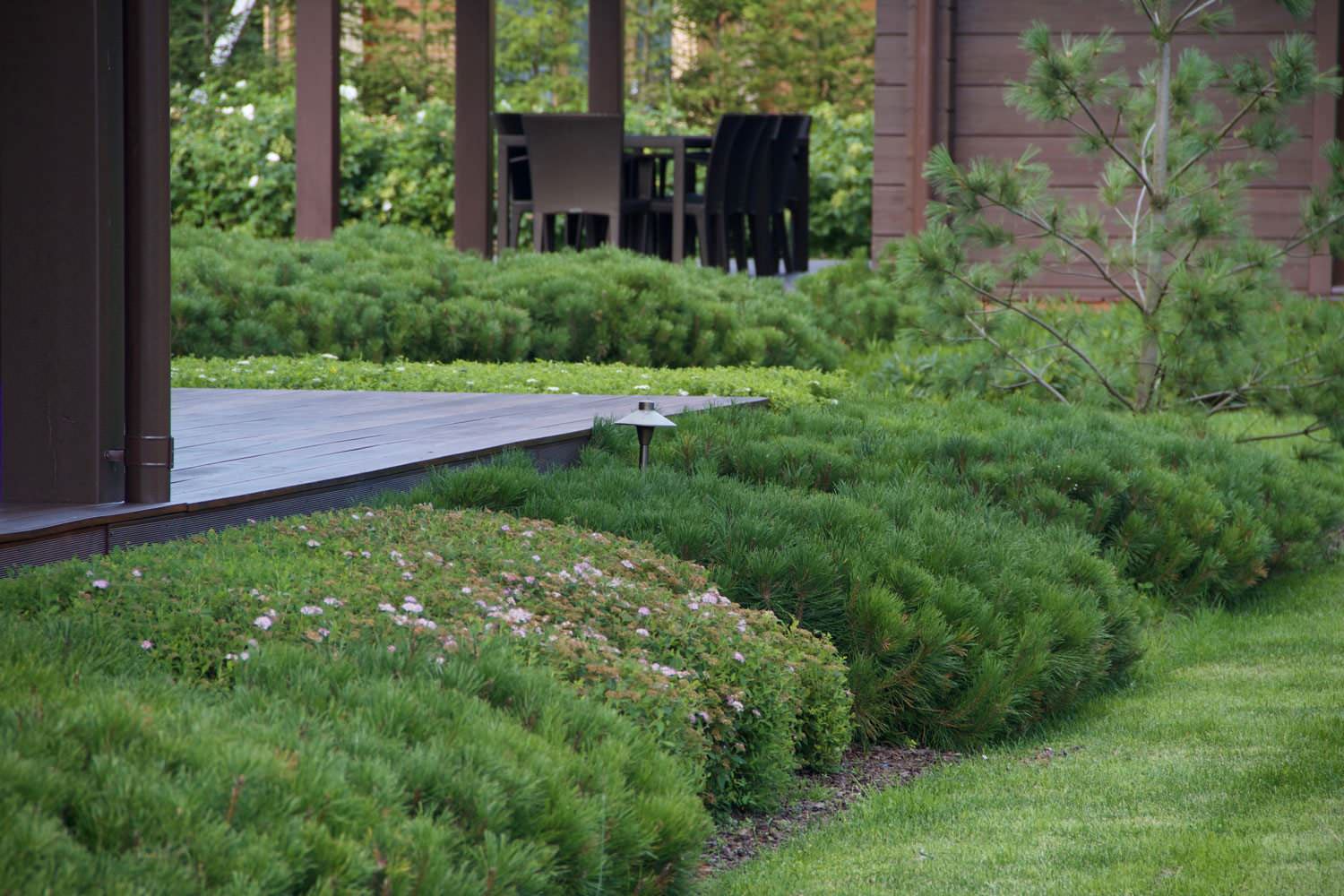 Большой дом на высоком берегу реки