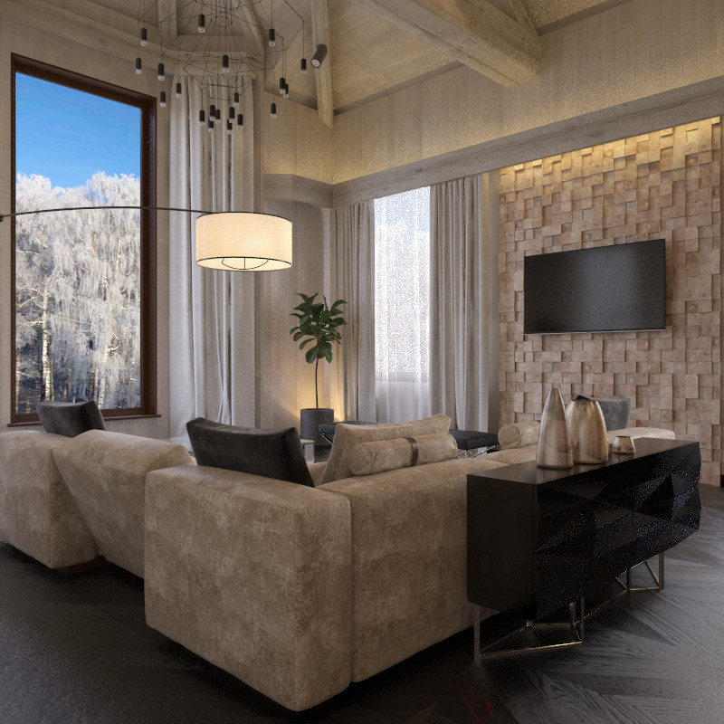 Интерьер коттеджа