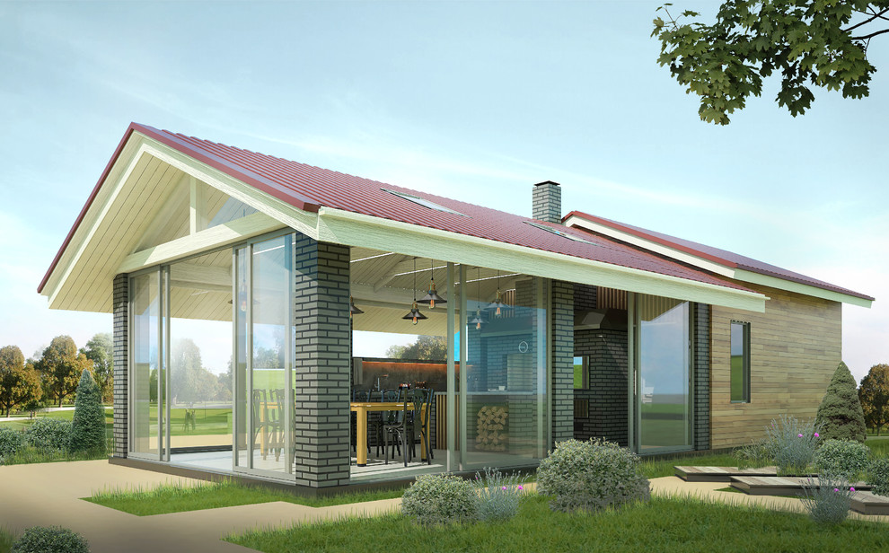 Гриль-зона с баней