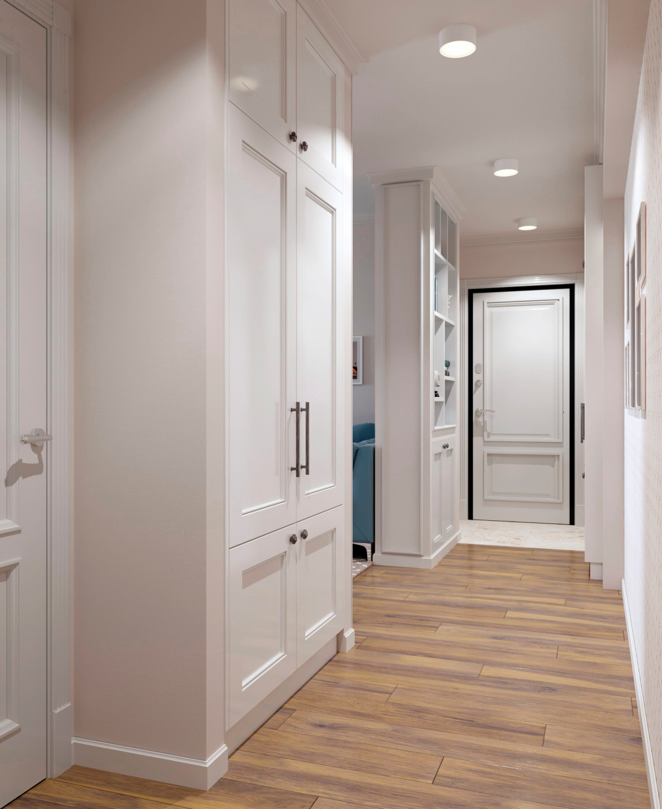 Квартира для молодой мамы и дочки 54 кв.м.