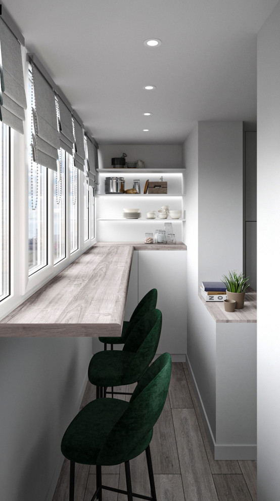 Минималистичная квартира с перетекающими гармоничными пространствами.