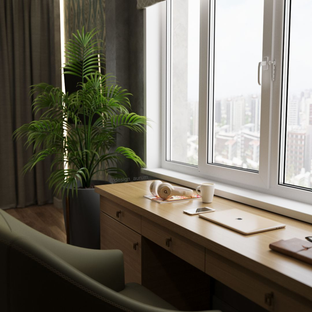 Обложка проекта: Интерьер кабинета