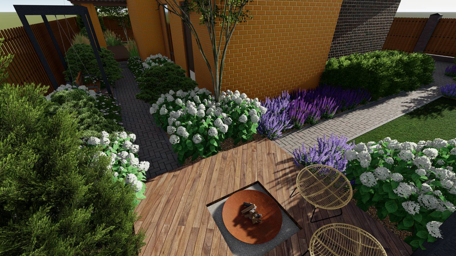 Частный сад Великолепный