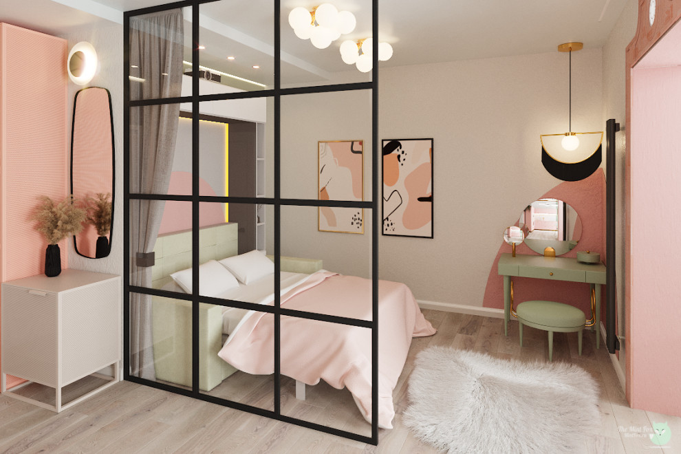 Однушка в стиле колор-блок ЖК Зеленоград Сити