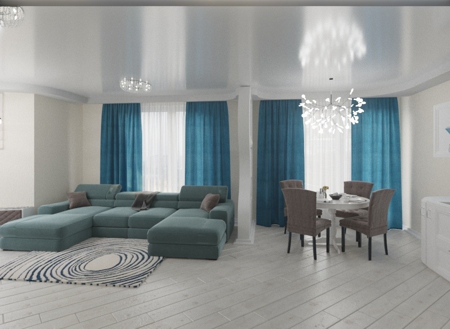 Многокомнатная квартира в Краснодаре