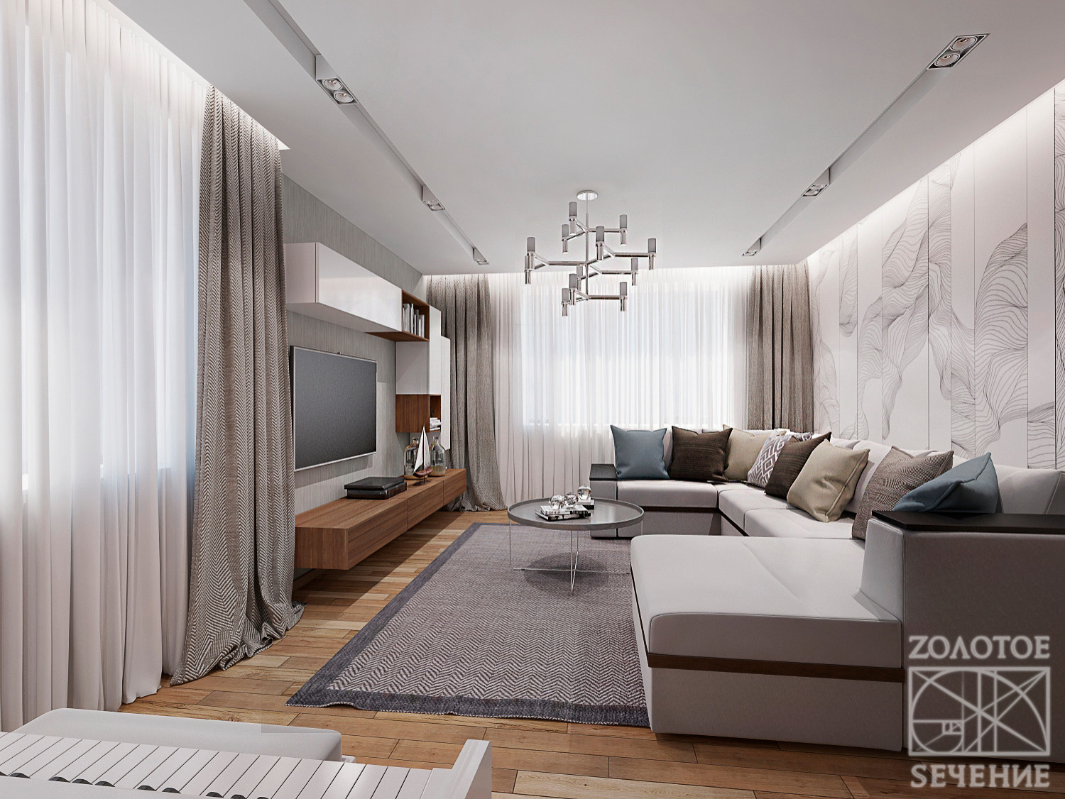 Интерьер двухуровневой квартиры