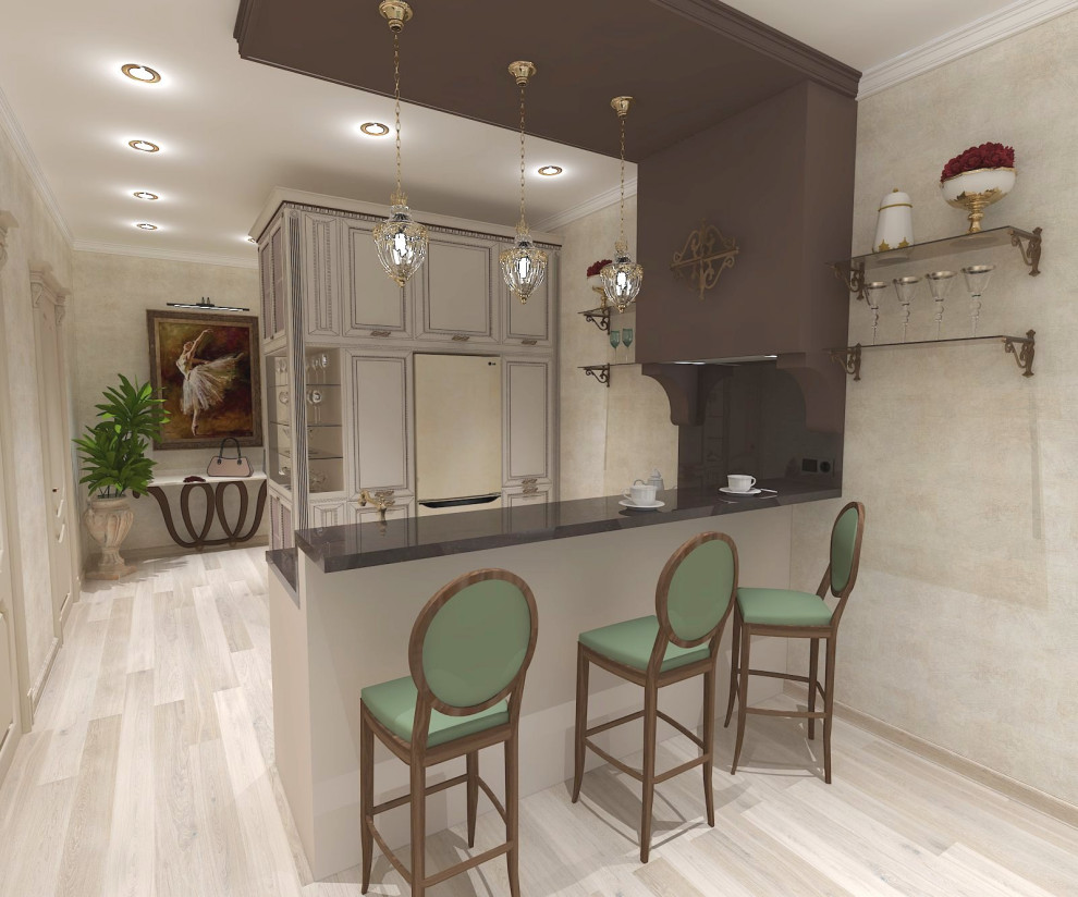 Обложка проекта: Кухня-столовая в курортную квартиру