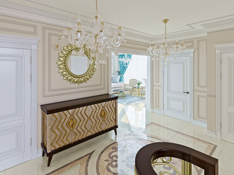 Дизайн интерьера в классическом стиле загородного дома