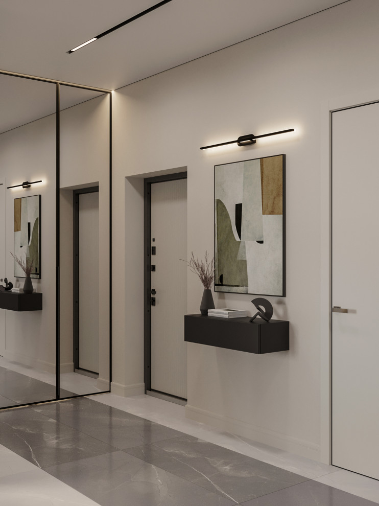 Современная квартира в Москве 78 м²