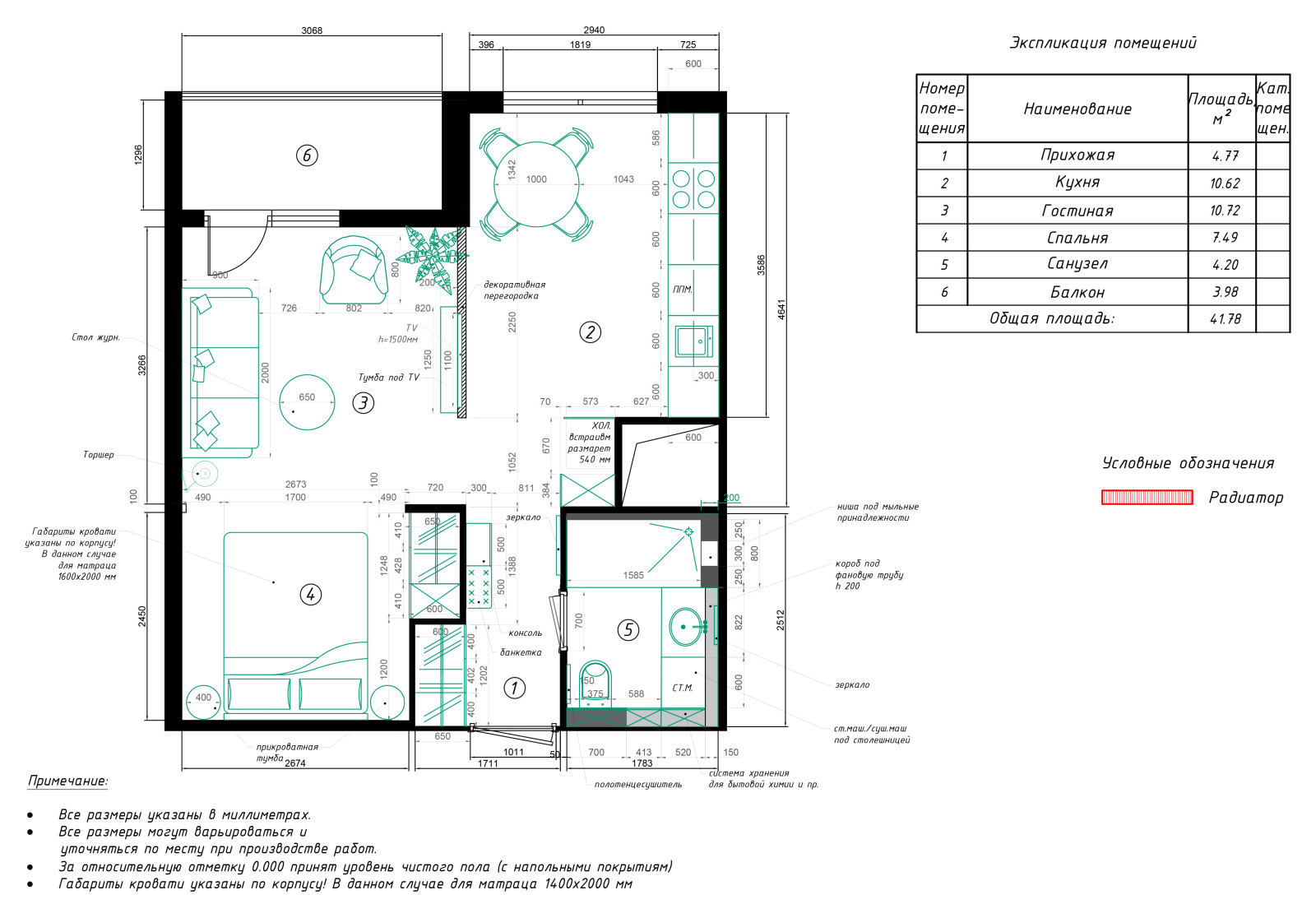 Светлая квартира
