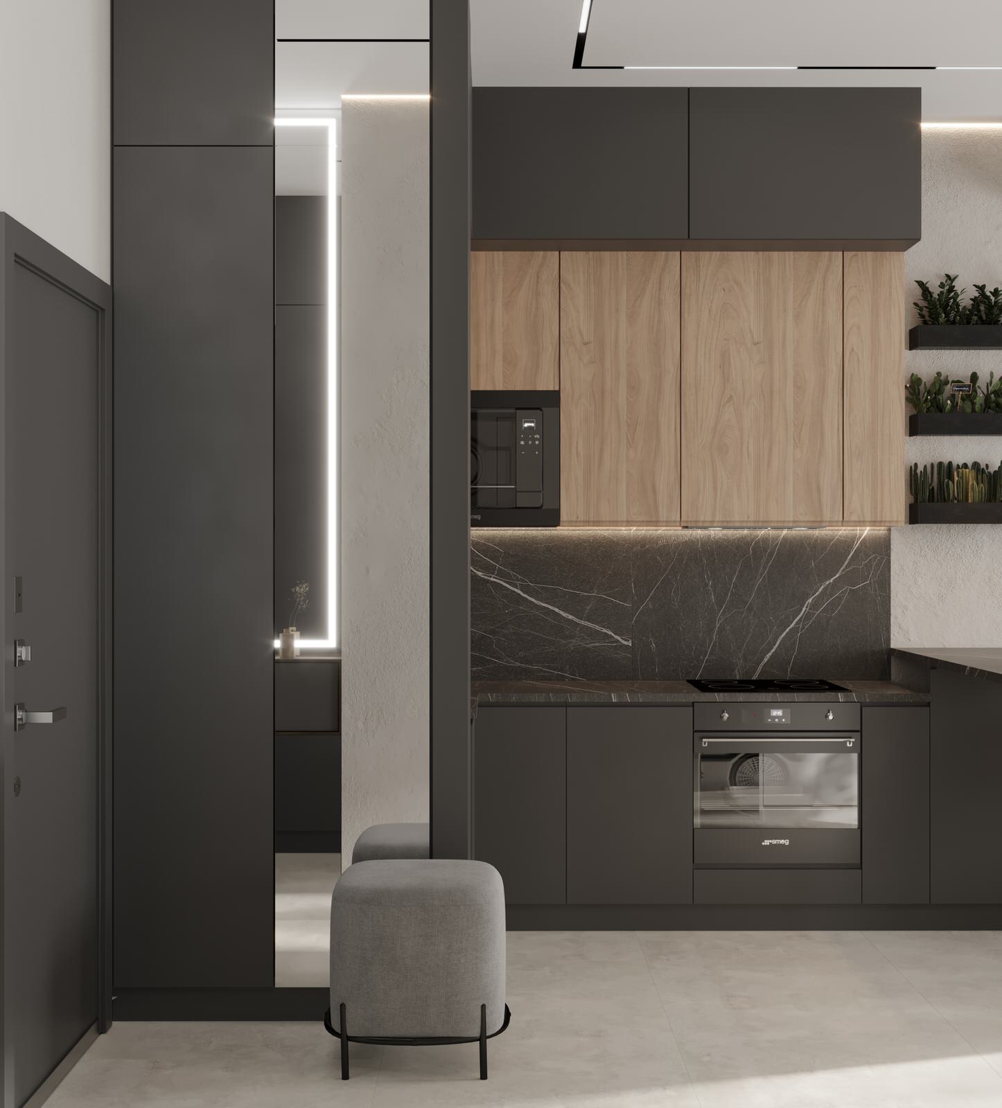 Квартира-студия для молодого человека