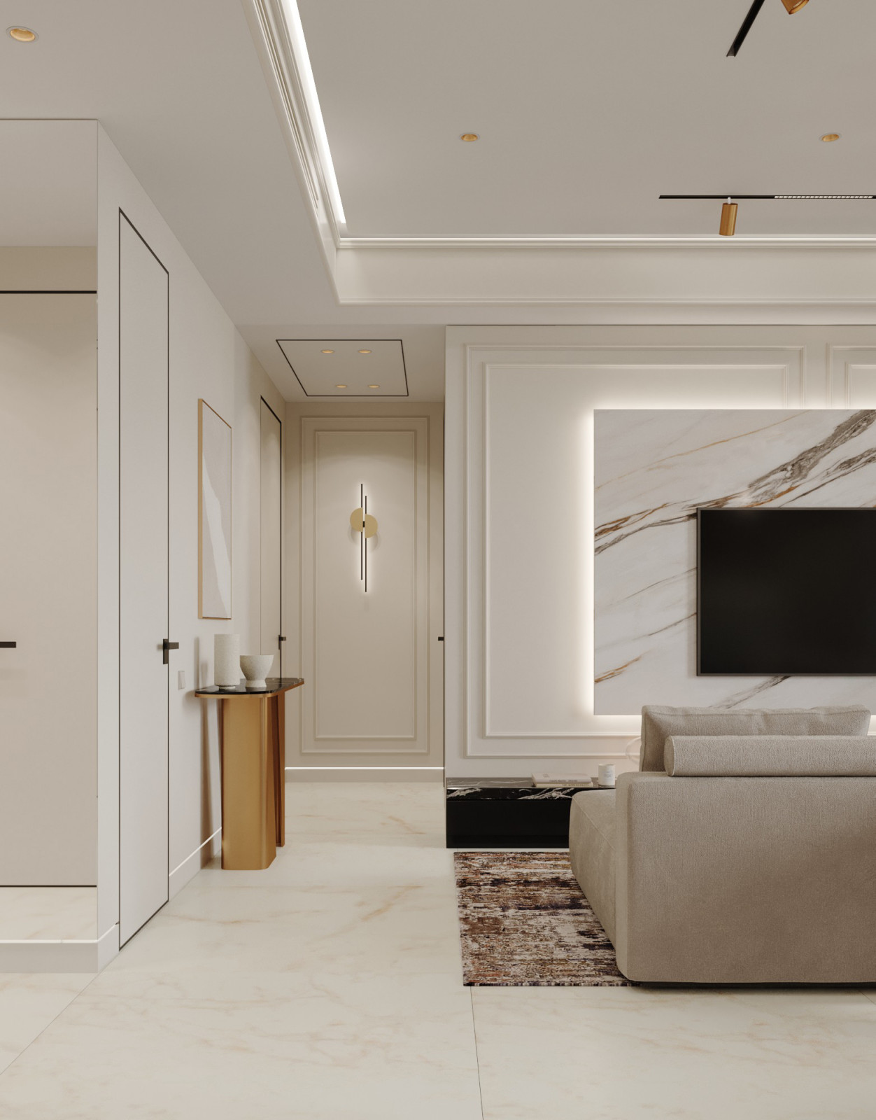 Современная семейная квартира 92 м² в ЖК бизнес-класса - Вест Гарден