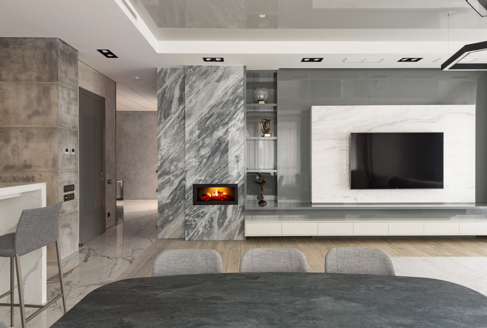 Интерьеры апартаментов в ЖК "Олимпийская РИВЬЕРА Новогорск"