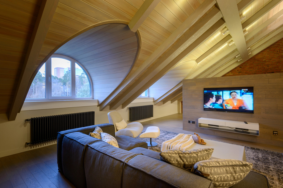 Оформление мансарды