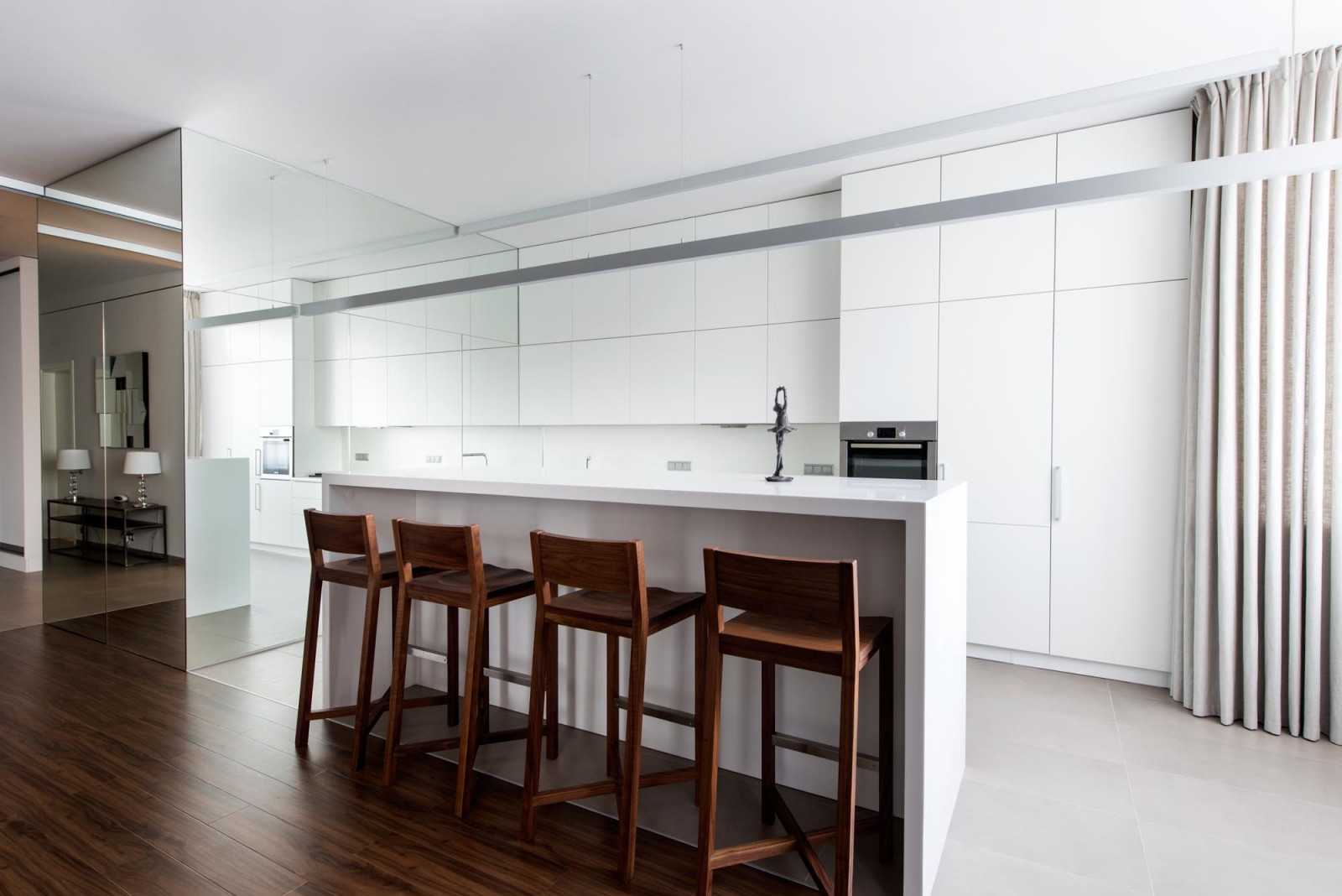 Интерьер квартиры в ЖК "Фурманный переулок, дом 8" 155 М2