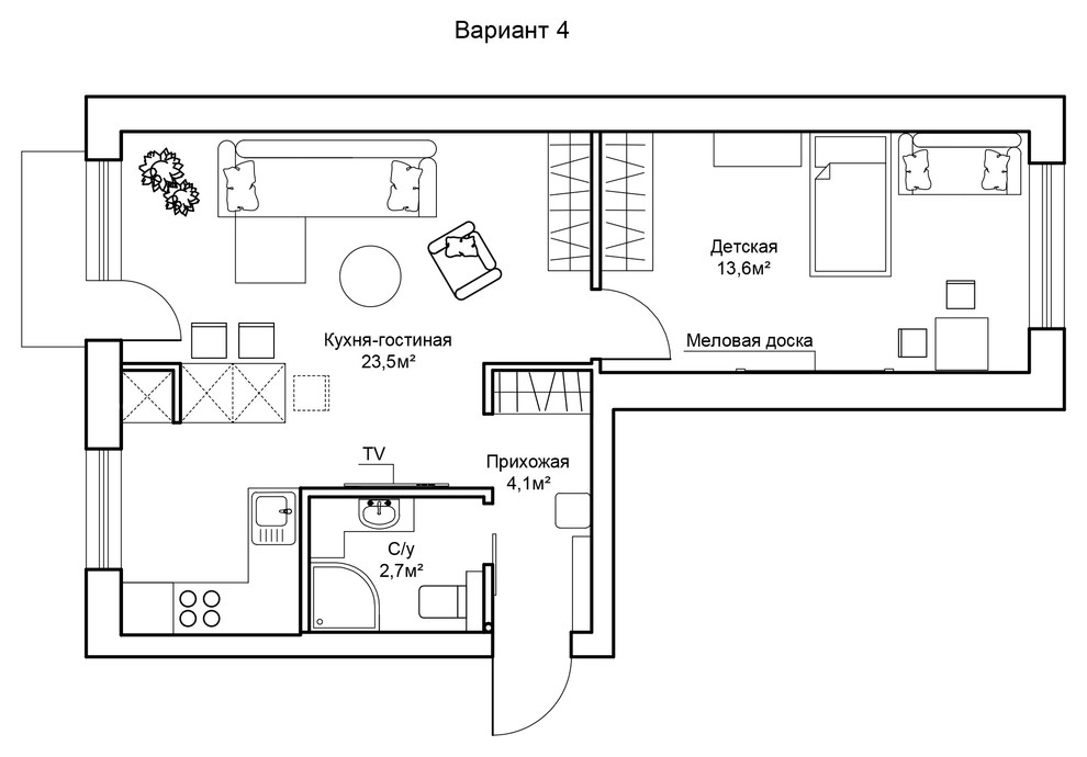 Квартира для молодой семьи