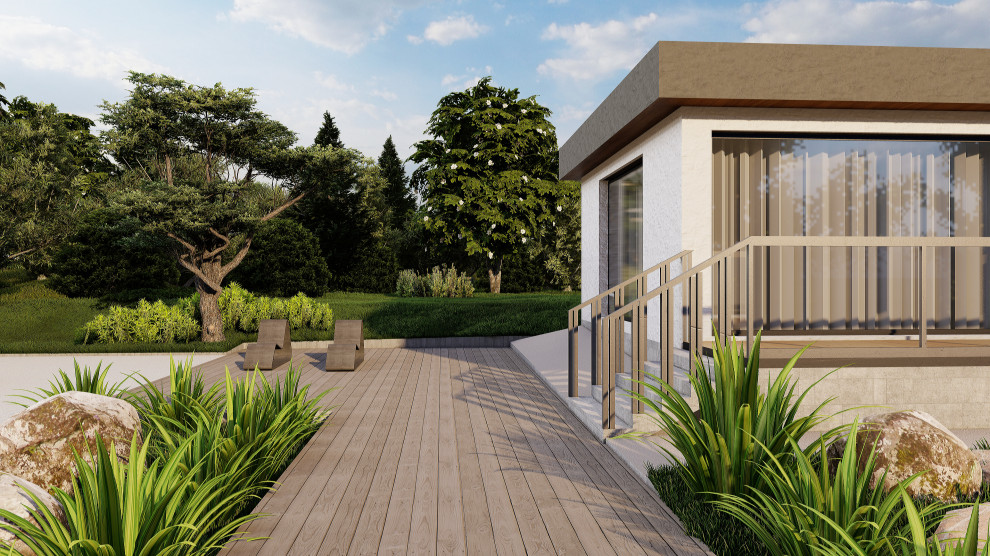 Летний одноэтажный дом