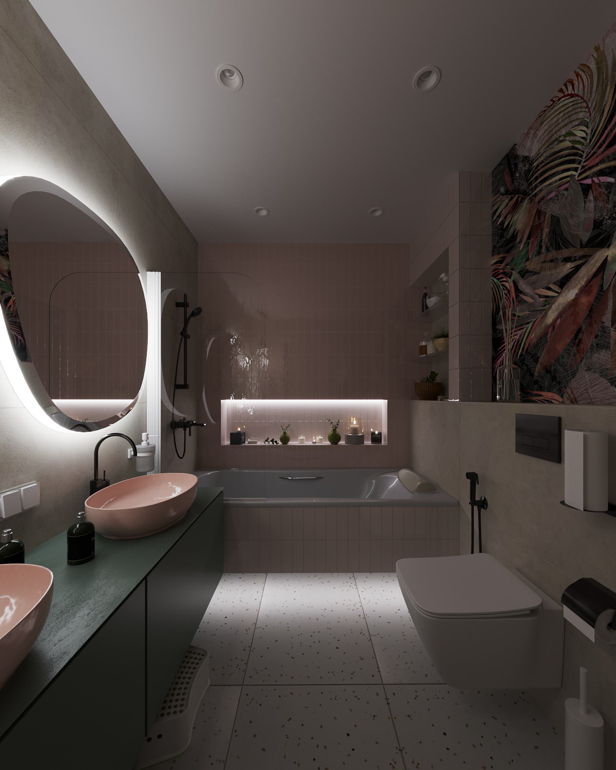 Колоритная квартира для семьи с двумя детьми (девочками)