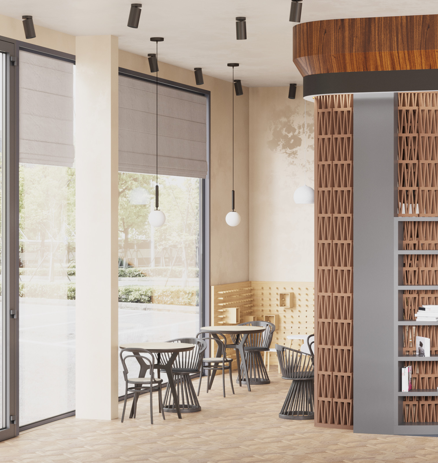 Ресторан с книжным магазином "Мыслитель"