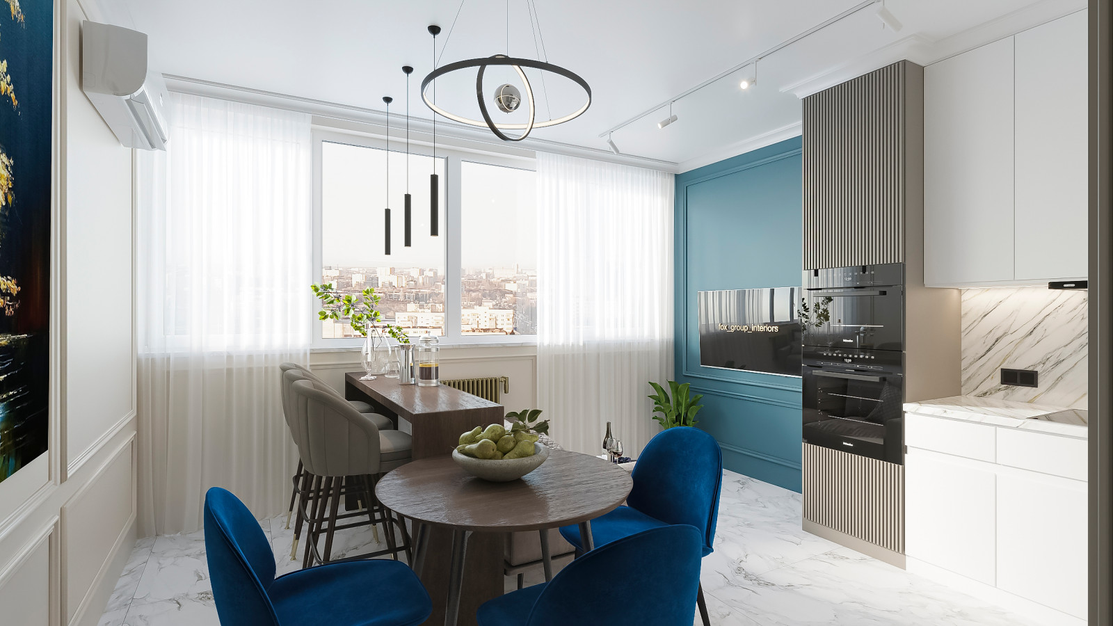 Двухкомнатная квартира для успешного молодого человека