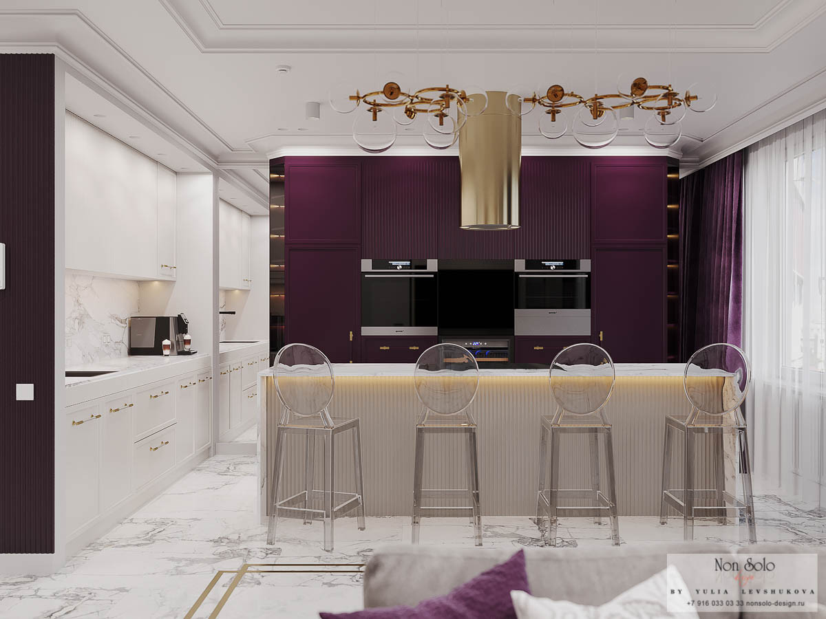 Дизайн квартиры, 96 м2, ЖК «Домашний», г. Москва