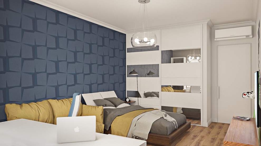 Квартира в современном стиле. Рациональное объединение пространства.