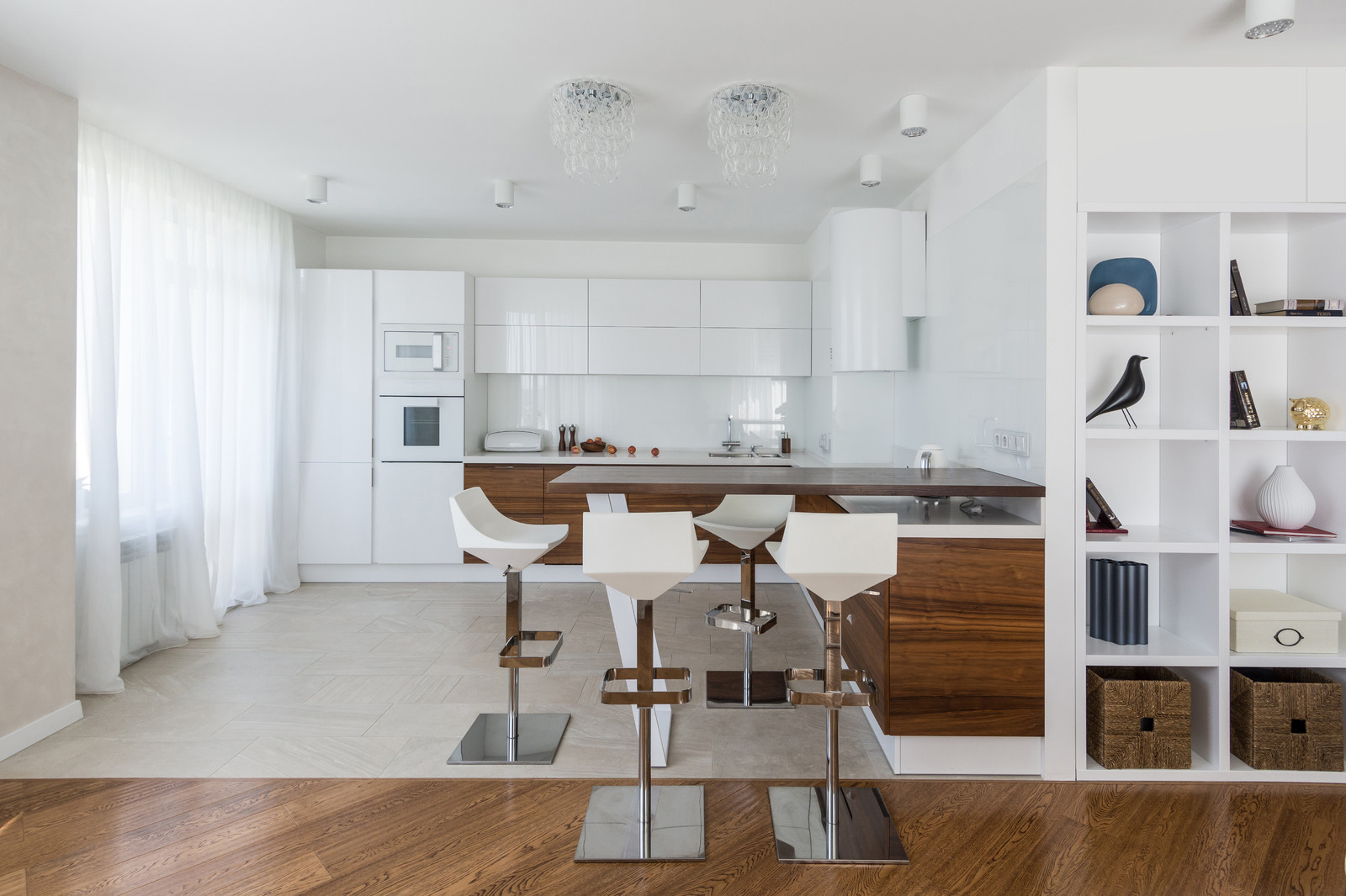 Светлая квартира для молодой пары