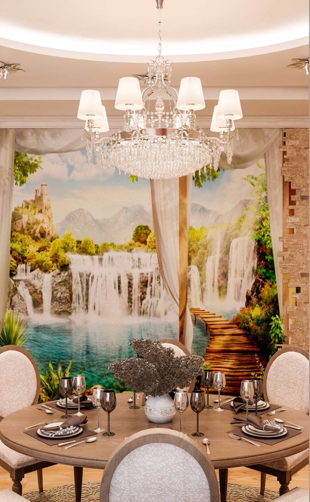 Интерьер частного дома в пос. Султан