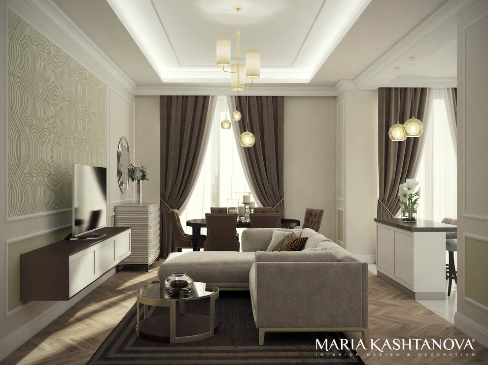 Обложка проекта: Элегантный интерьер в клубном «Доме в Лавровом переулке»