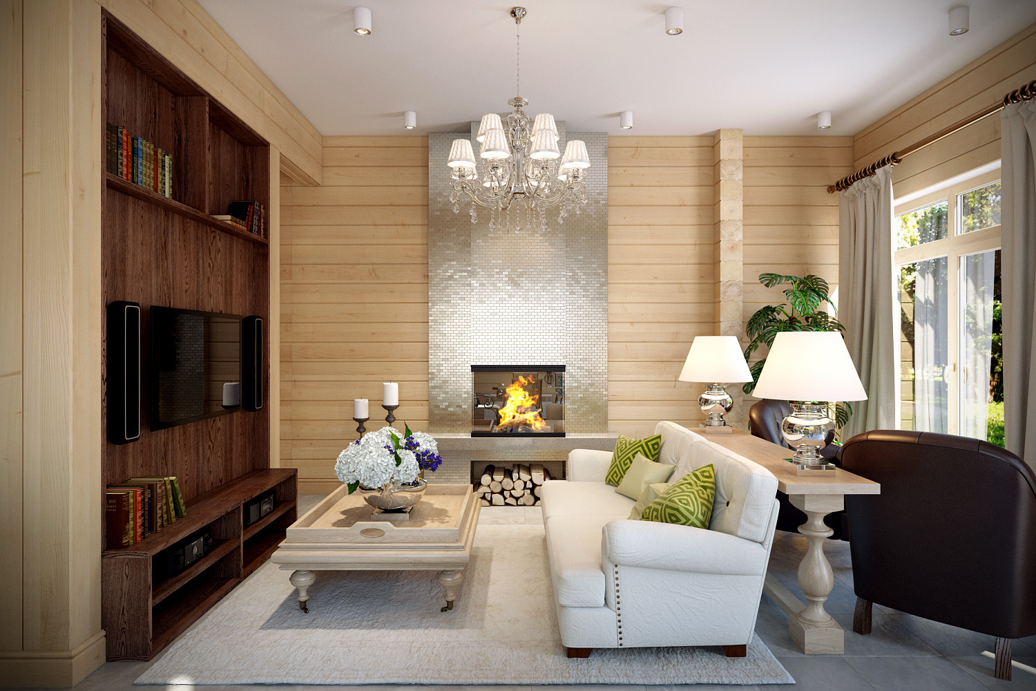 Коттедж из бруса в Москве