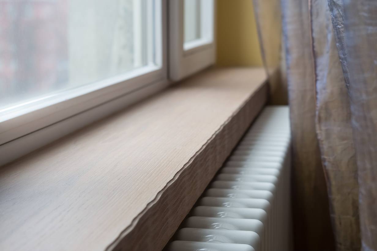 Деревянные подоконники, Сан-Марино, шпон дуб