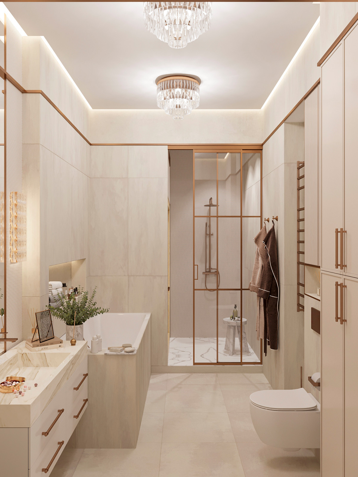 Апартаменты в Neva Towers площадью 134 м2