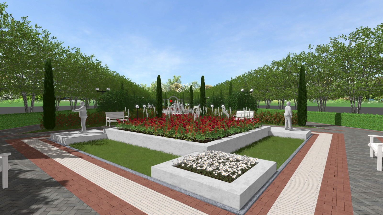 Обложка проекта: Комсомольский сквер в г.Жиздра, 2021