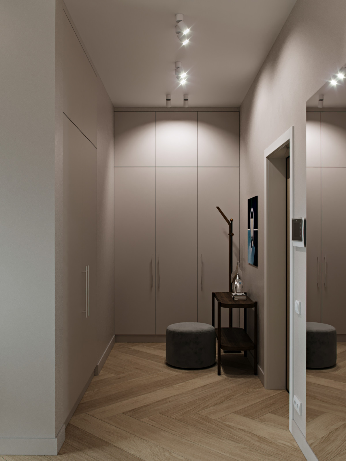 Проект трехкомнатной квартиры для дамы с собачкой.