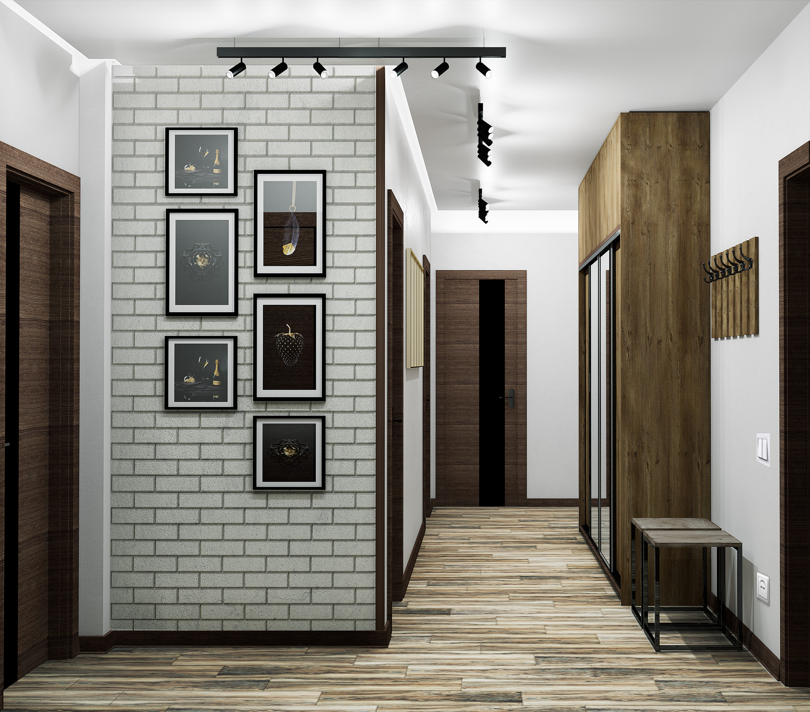 Обложка проекта: Дизайн 2-комнатной квартиры в ЖК "Первомайский"