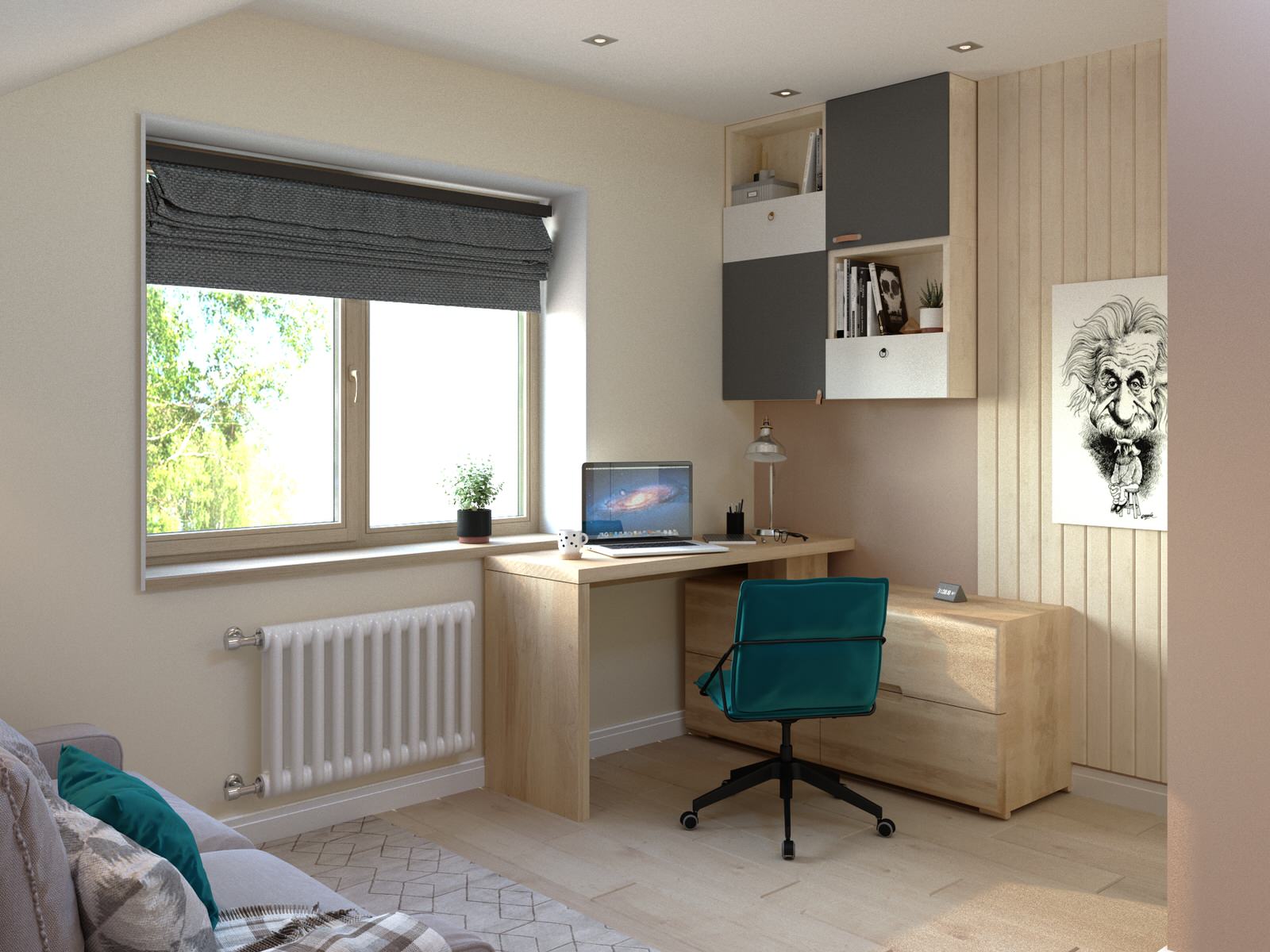 Дизайн проект дома 120кв.м в современном стиле с элементами эко-стиля