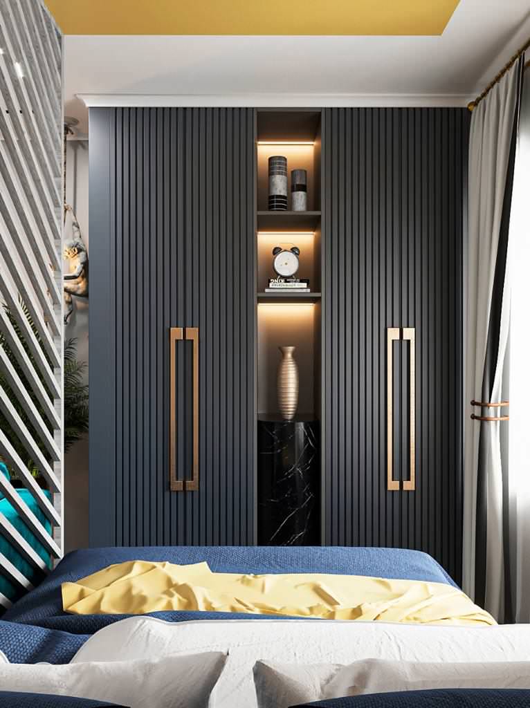 Обложка проекта: яркий интерьер для web дизайнера