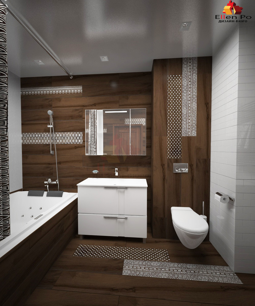 Дизайн трех-комнатной квартиры с элементами лофт и восточной культуры.