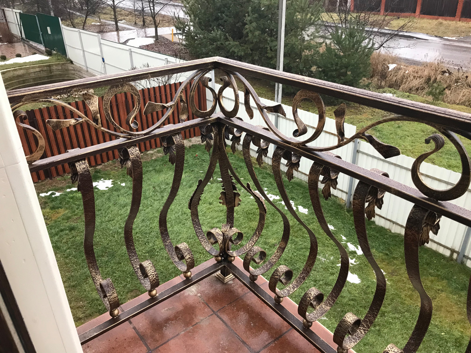 Кованый балкон