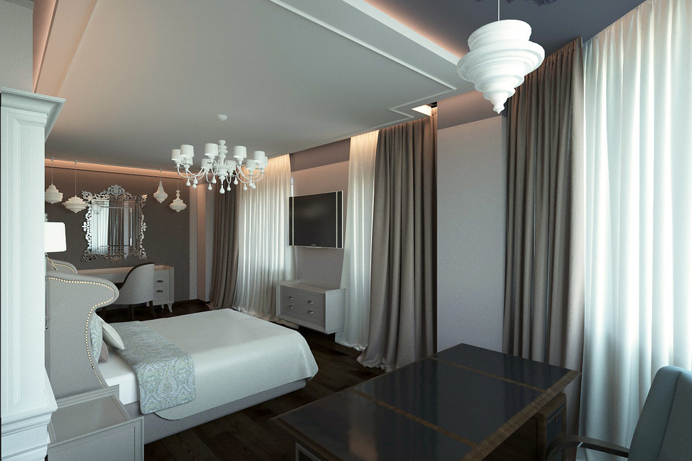 Дизайн-проект квартиры в современном стиле площадью 200м2