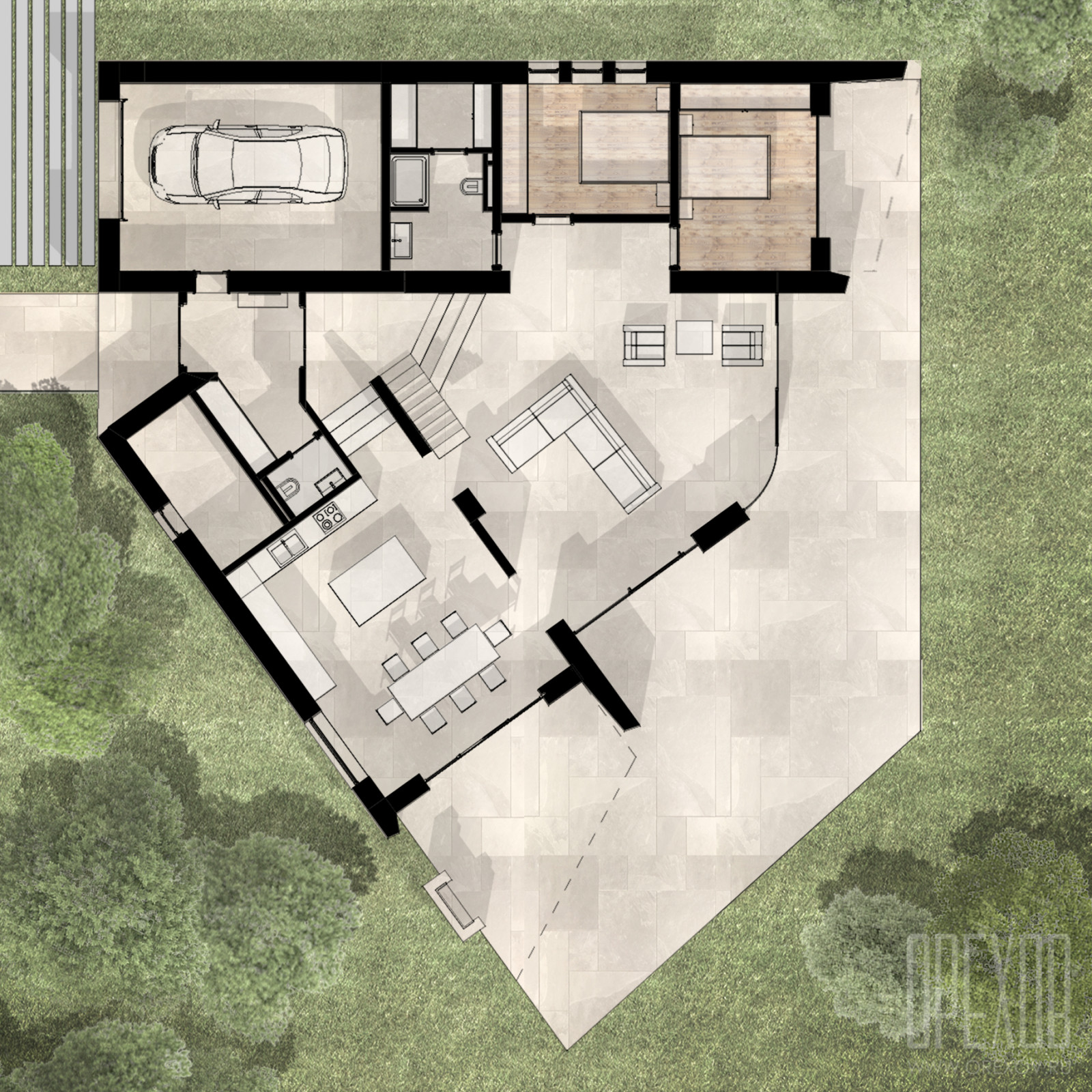 Дом на полуострове