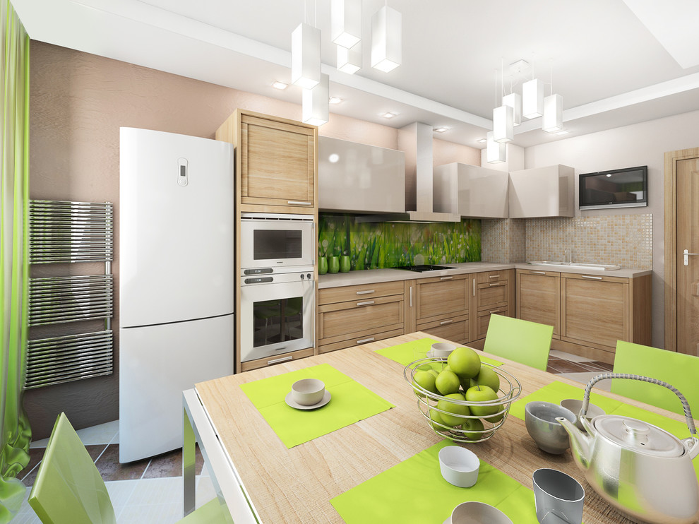 Дом с оттенком зеленого